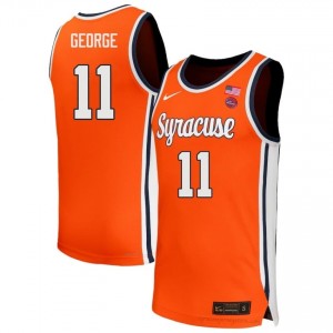 Syracuse Orange Naithan George #11 Orange Men's Basketball College | NCAA Licensed Premium Edition 30116066