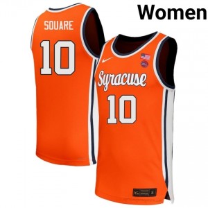 Ibrahim Souare Orange #10 Orange Women's Basketball NCAA Jersey | Premium Stitched Replica 44373798
