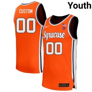 Orange Custom #00 SU Orange Youth Basketball Jersey | Premium Orange Authentic NCAA Team Uniform 23070719