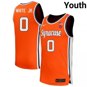 SU Orange Sadiq White Jr. #0 Orange Youth Basketball College | NCAA Licensed Premium Edition 72944888